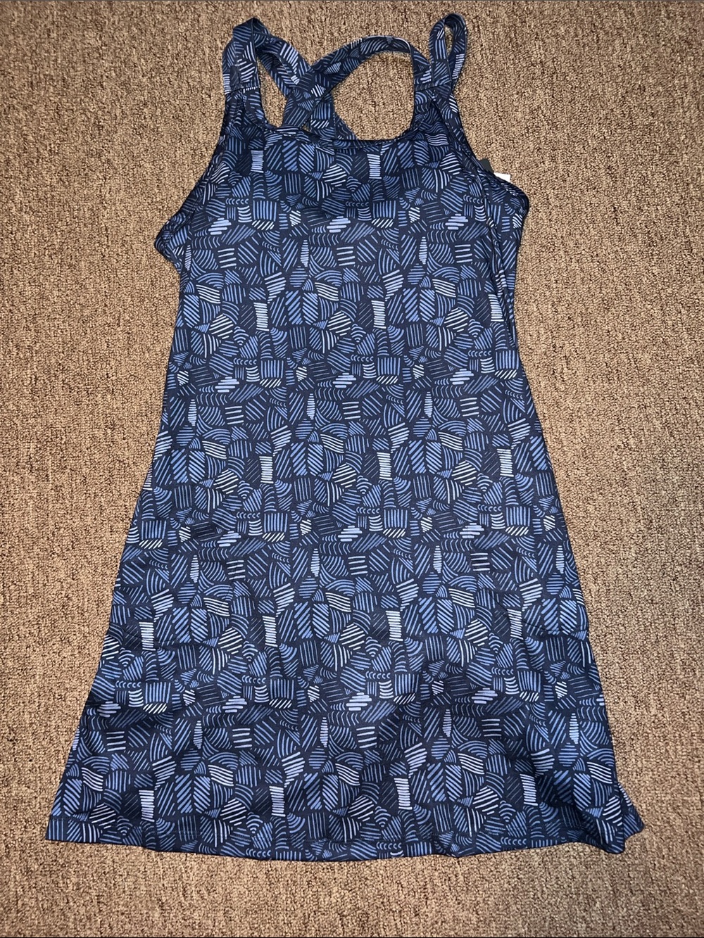 ZeroXposur Navy and Light Blue Patterned